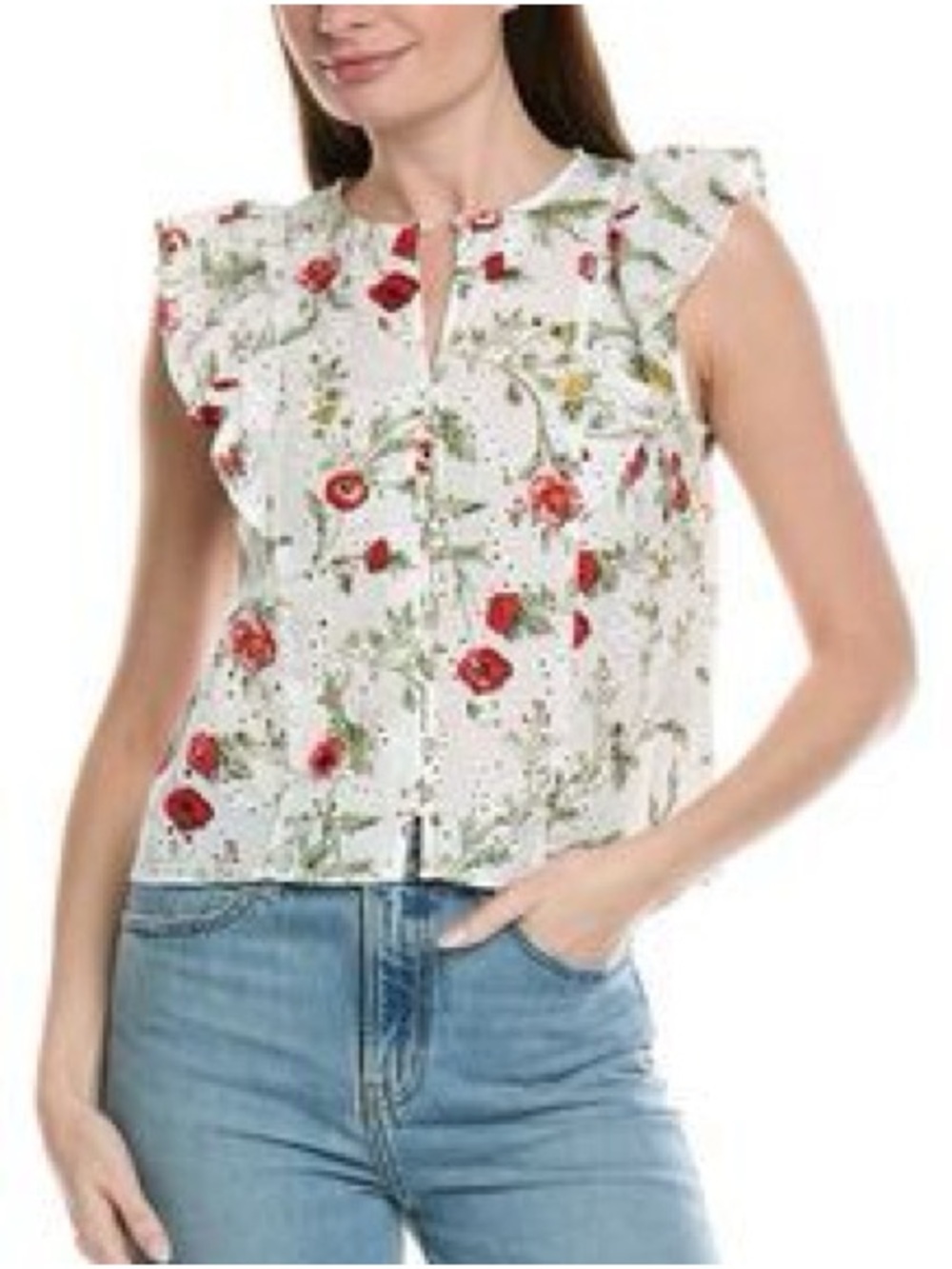 Skies Are Blue Floral Blouse in Pink and Green